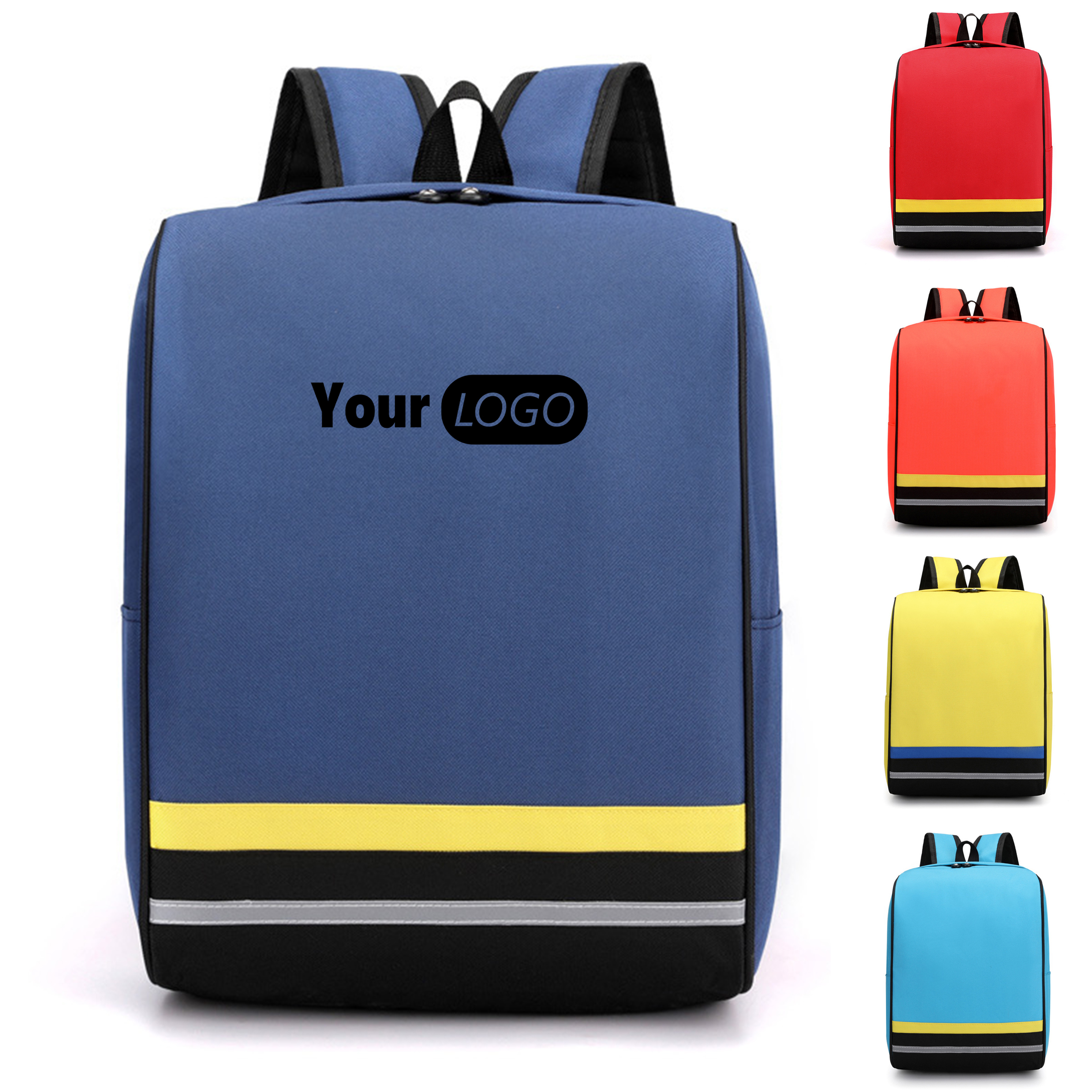 Nylon Reflective Schoolbag For Kids 9