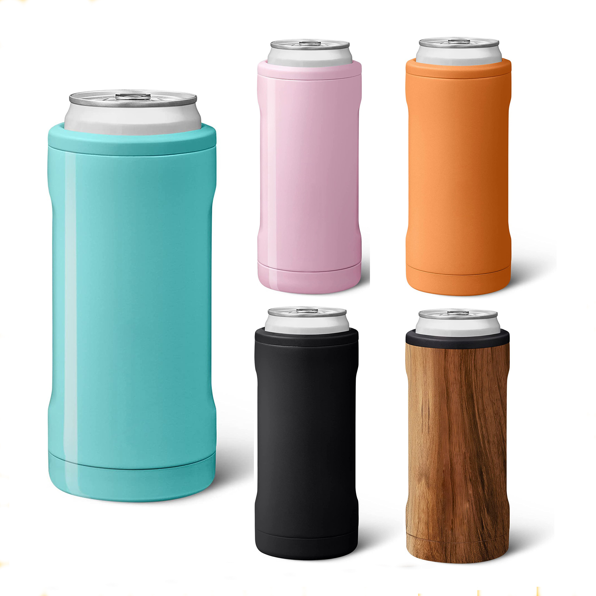 Stainless steel Insulated Can Cooler for 12oz 9