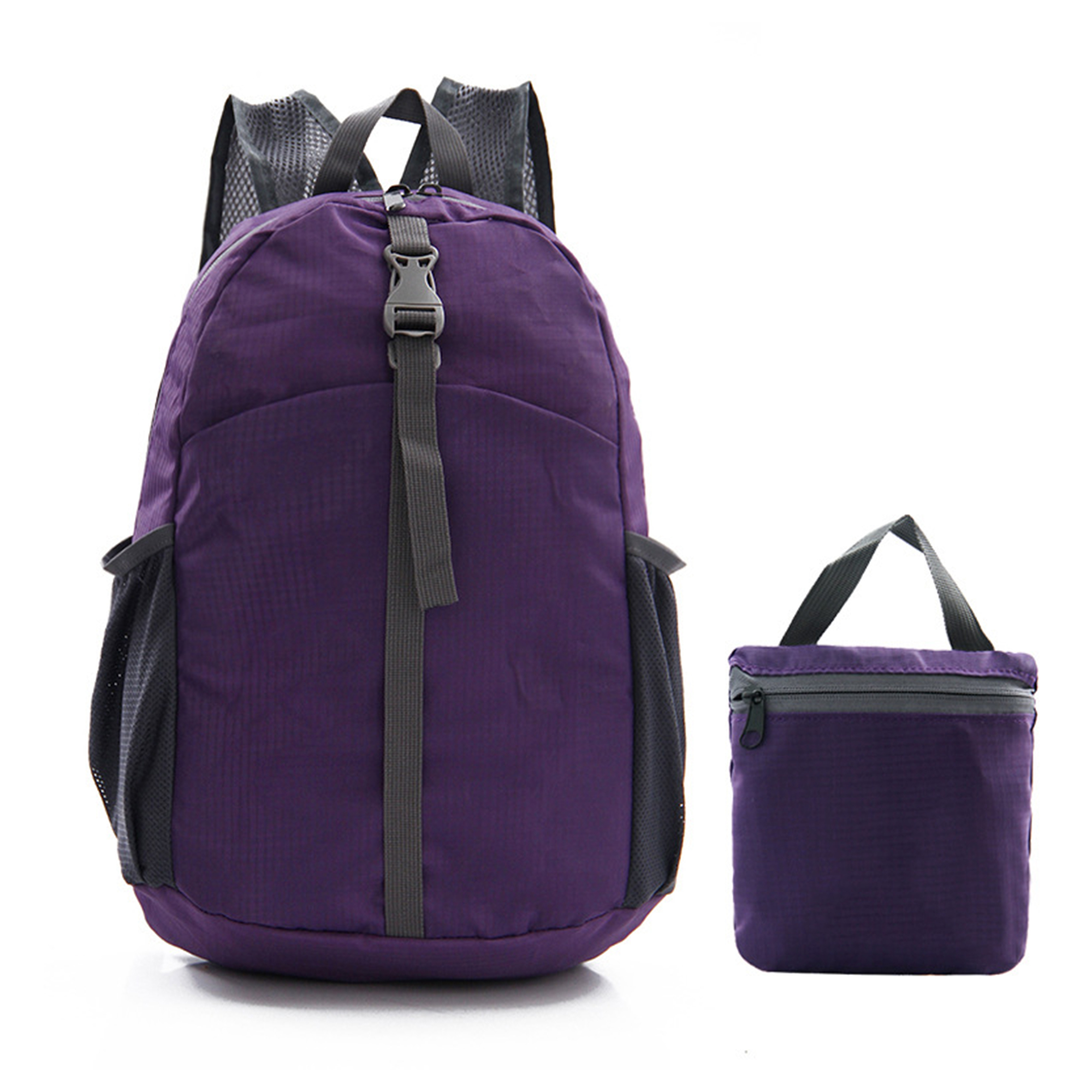 Foldable Waterproof Daypack Compact Storage 18.9" Length X 4.3" Width 10