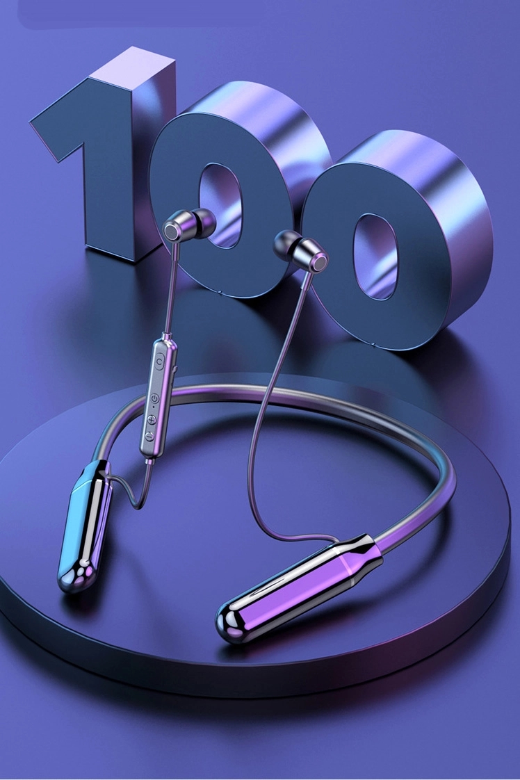 Wireless Bluetooth Sports Earphones Hanging Neck 2