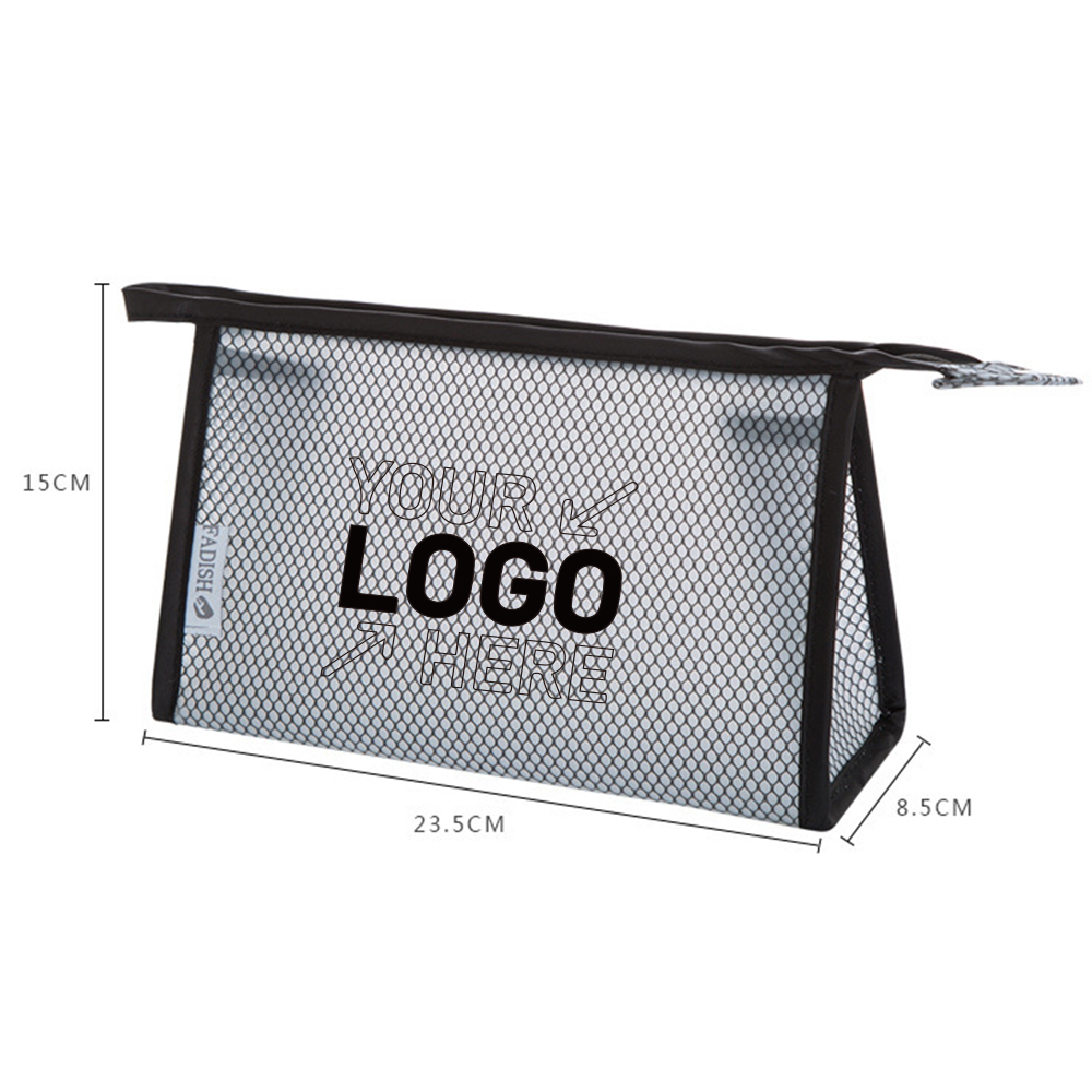 Transparent Zippered Travel Cosmetic Bag 4