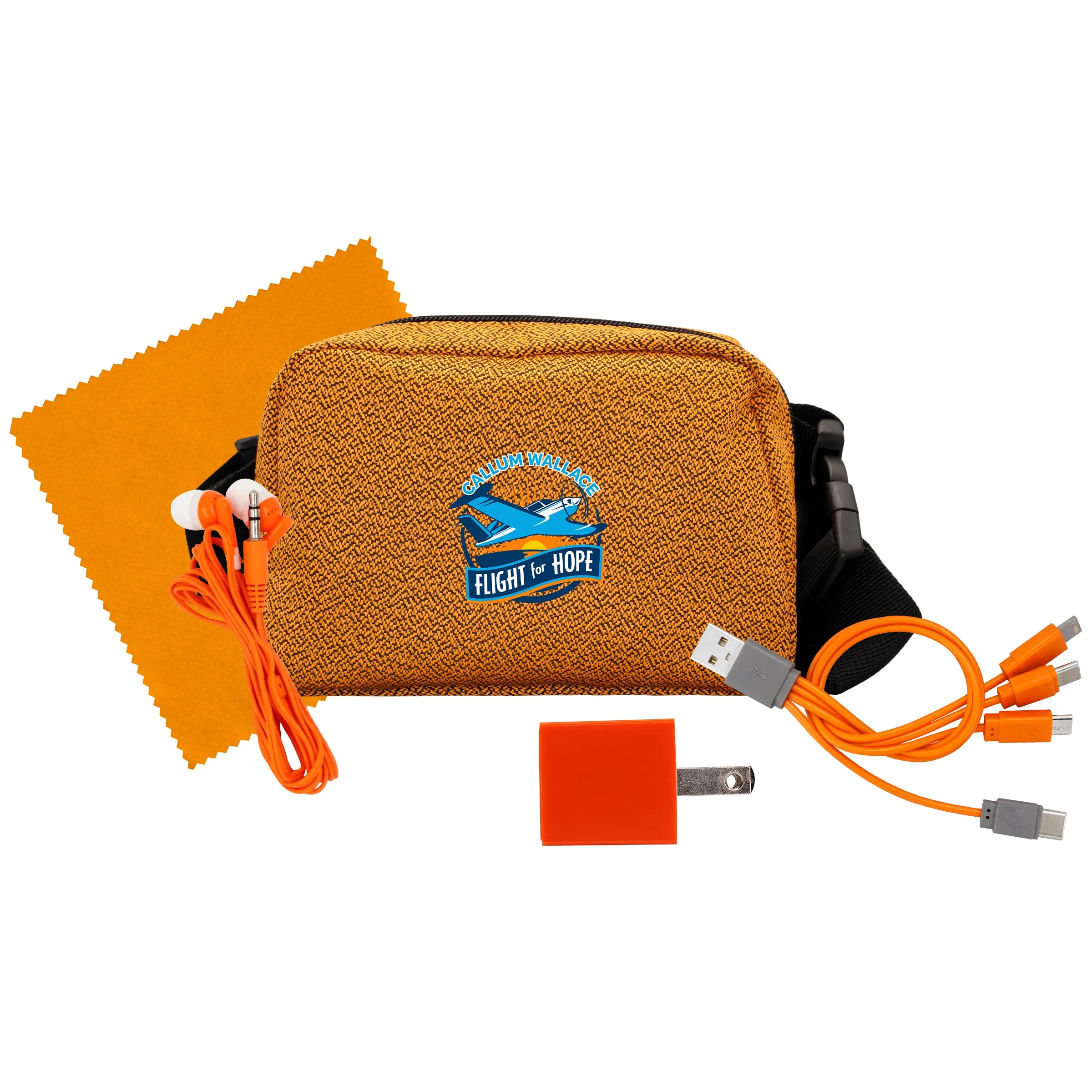 Speck Wall, Cable, Earbud and Cloth Fanny Pack Set 14