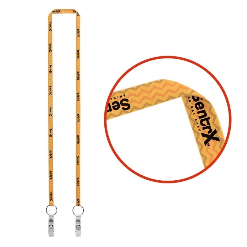 3/8" Dual LA-214 Sublimation Lanyard