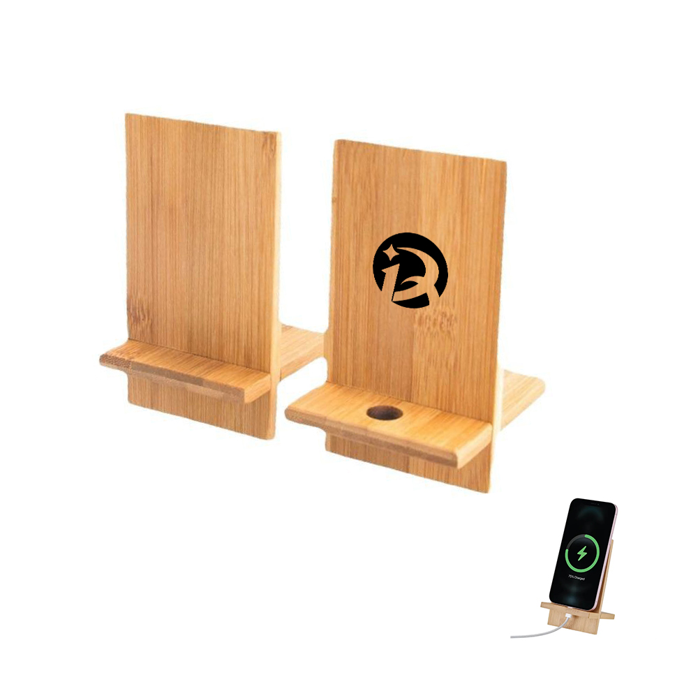 Bamboo Phone Holder & Stand 3