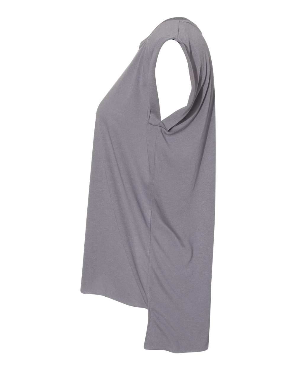 Women's Flowy Rolled Cuffs Muscle Tee - 8804 36