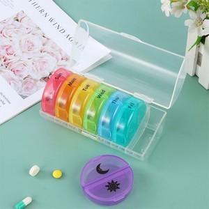 6 Compartments Medicine Organizer Box 3