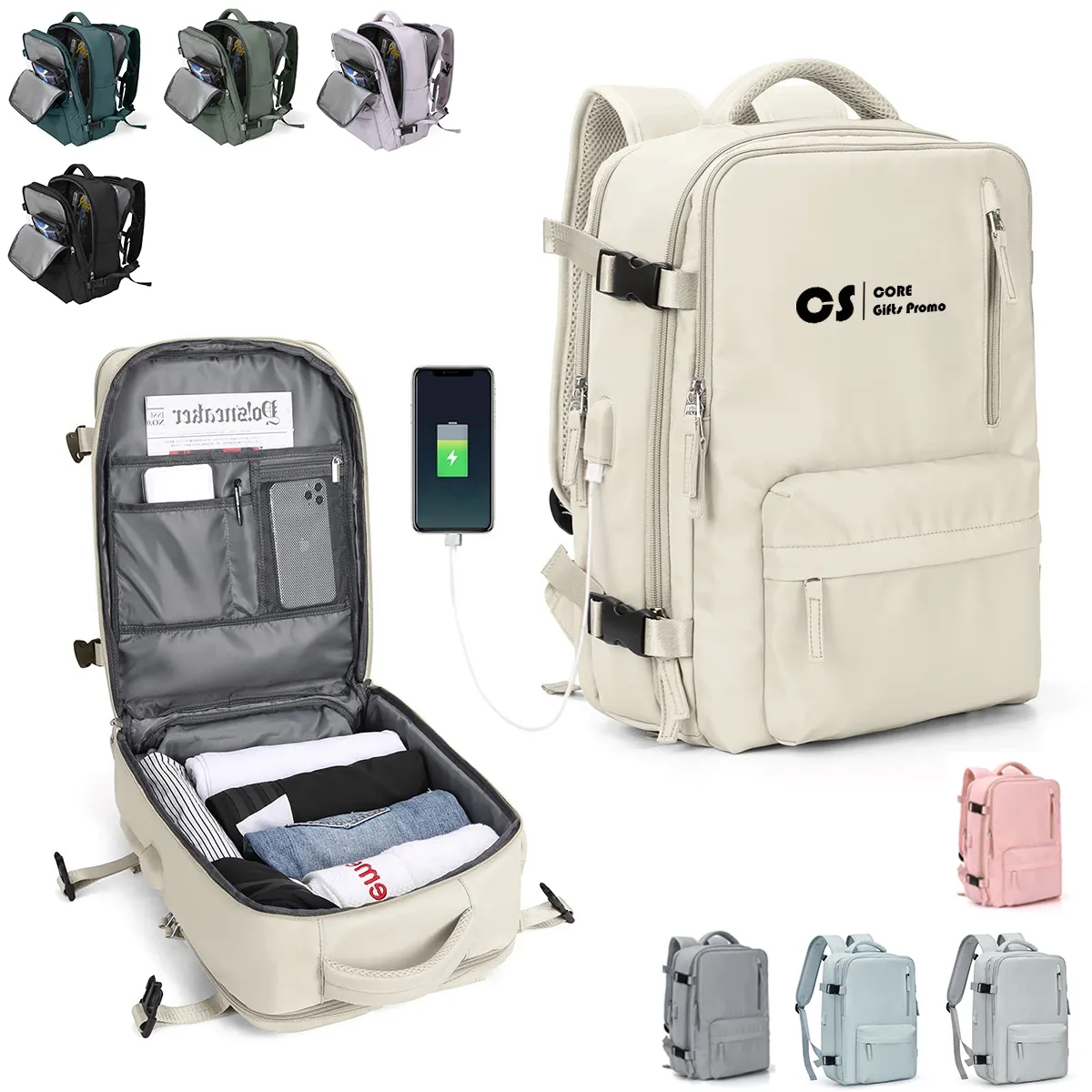 Waterproof Large Travel Backpack 5