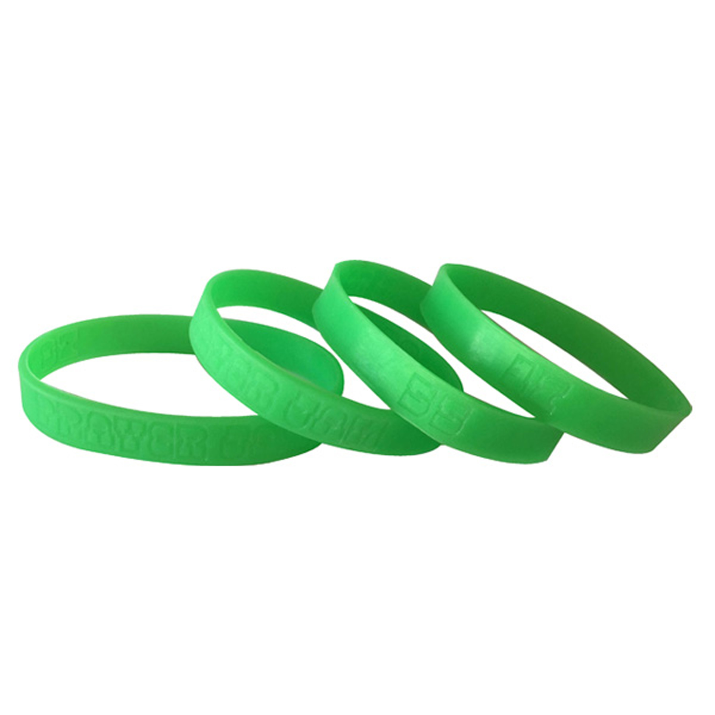 Debossed Silicone Wristband 3