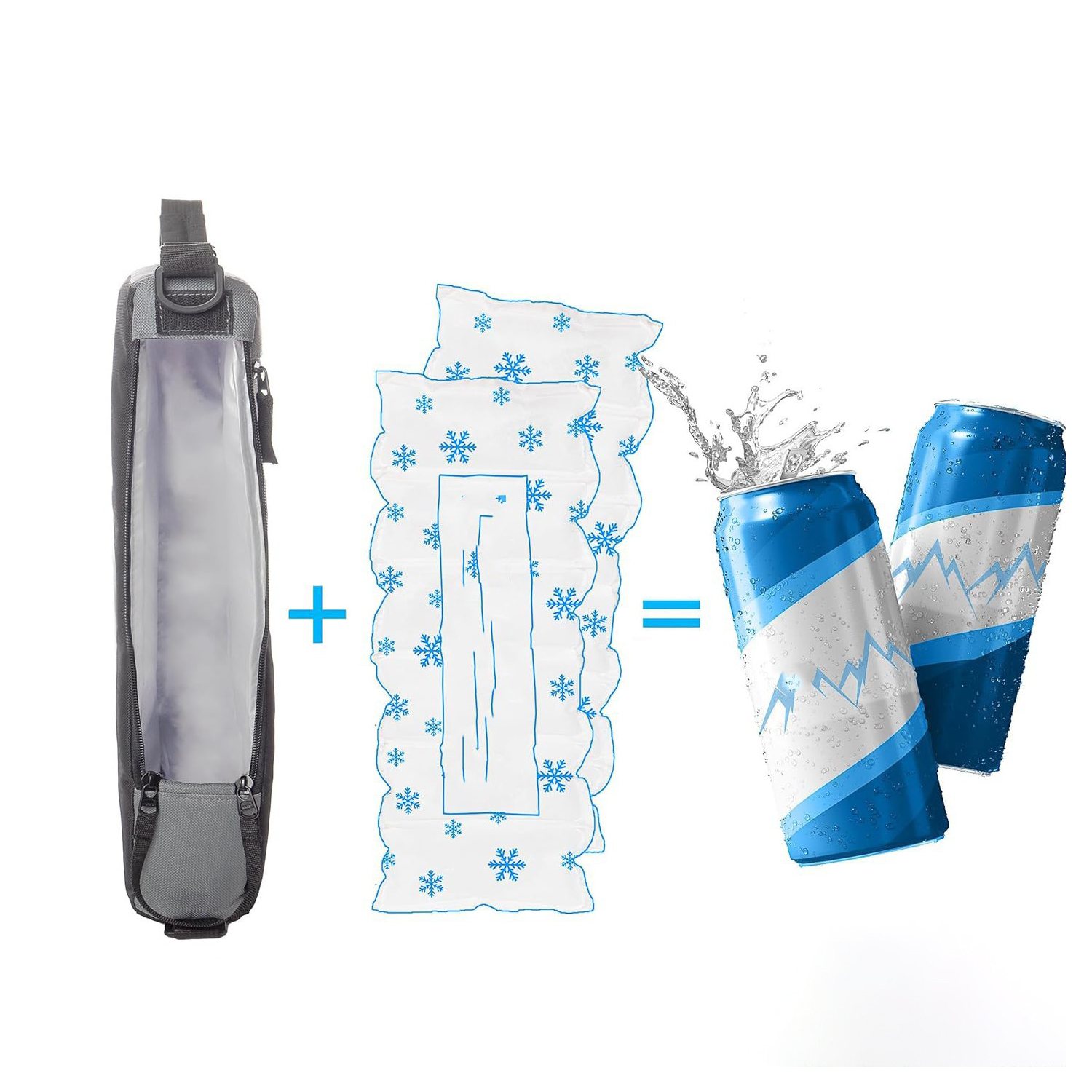 Portable Insulated Beer Cooler Bag for Summer Outdoor Drinks 2