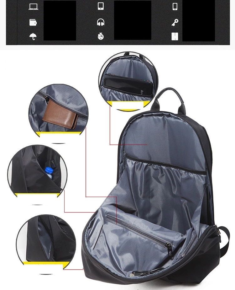 Custom Travel  Laptops Backpacks With USB Charging Port 11