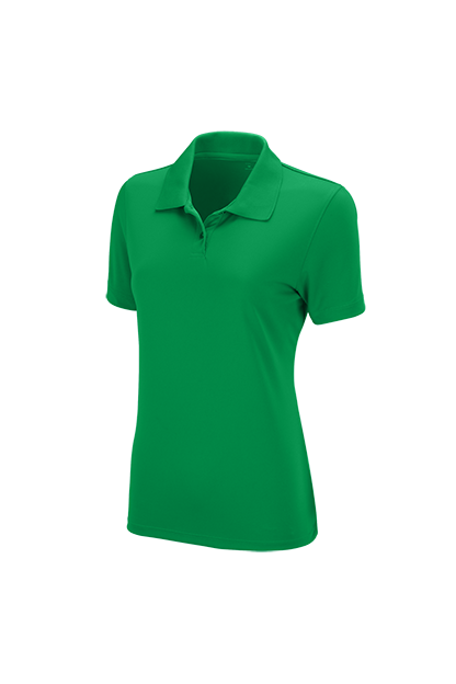 Women's Vansport Omega Solid Mesh Tech Polo 5