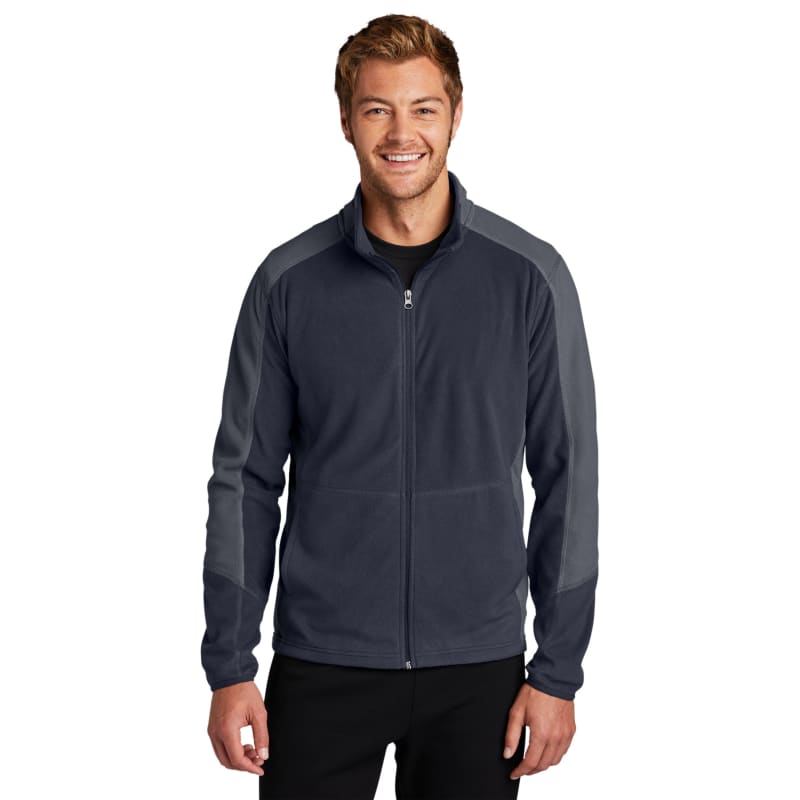 Port Authority Colorblock Microfleece Jacket. 4