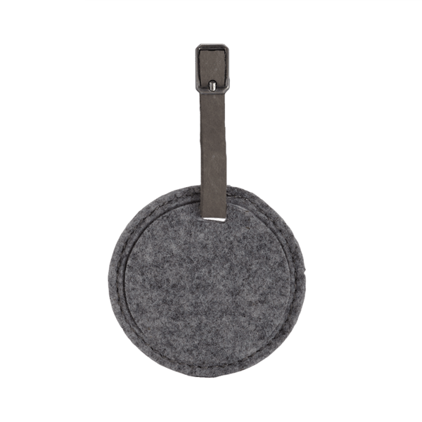 Juniper Felt Round Luggage Tag 22