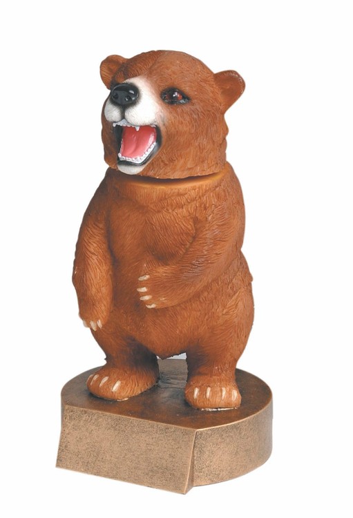 Bear Mascot Bobble Head Figure 2