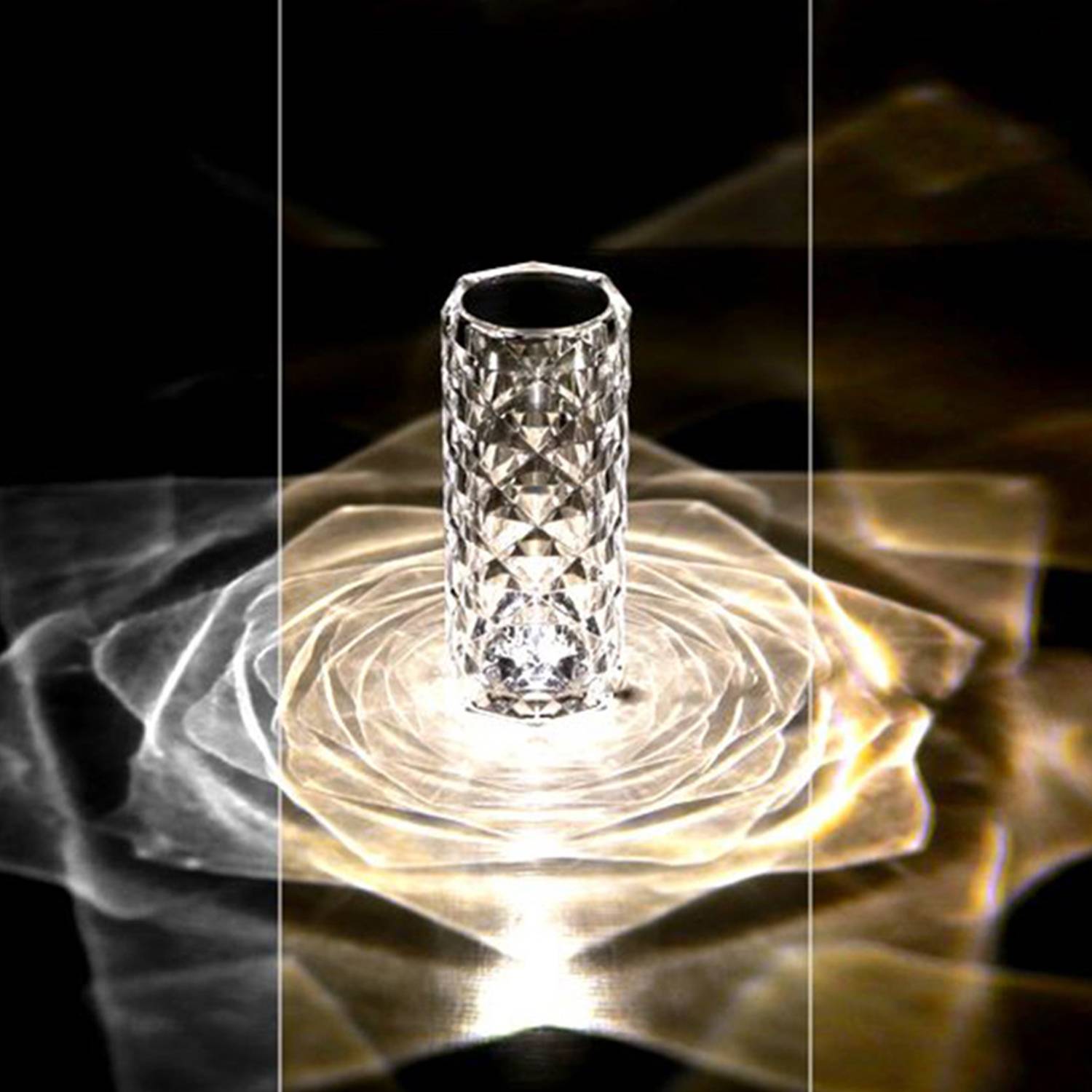 Touch Crystal Table Lamp Rose Romantic Gift Ambiance 4