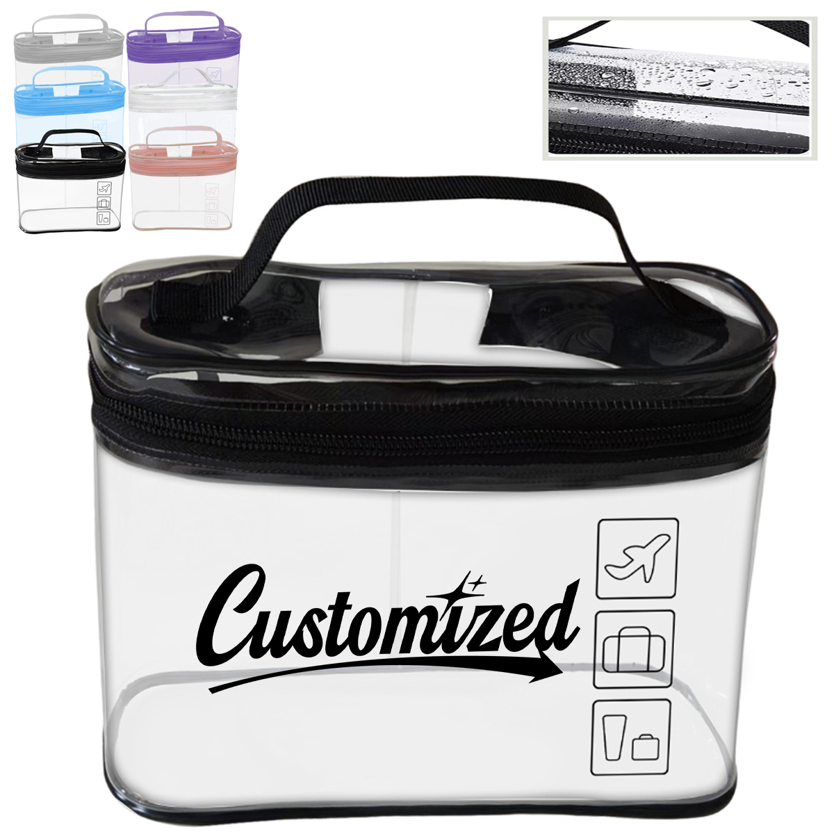 Clear Travel Cosmetic Organizer Bags 5