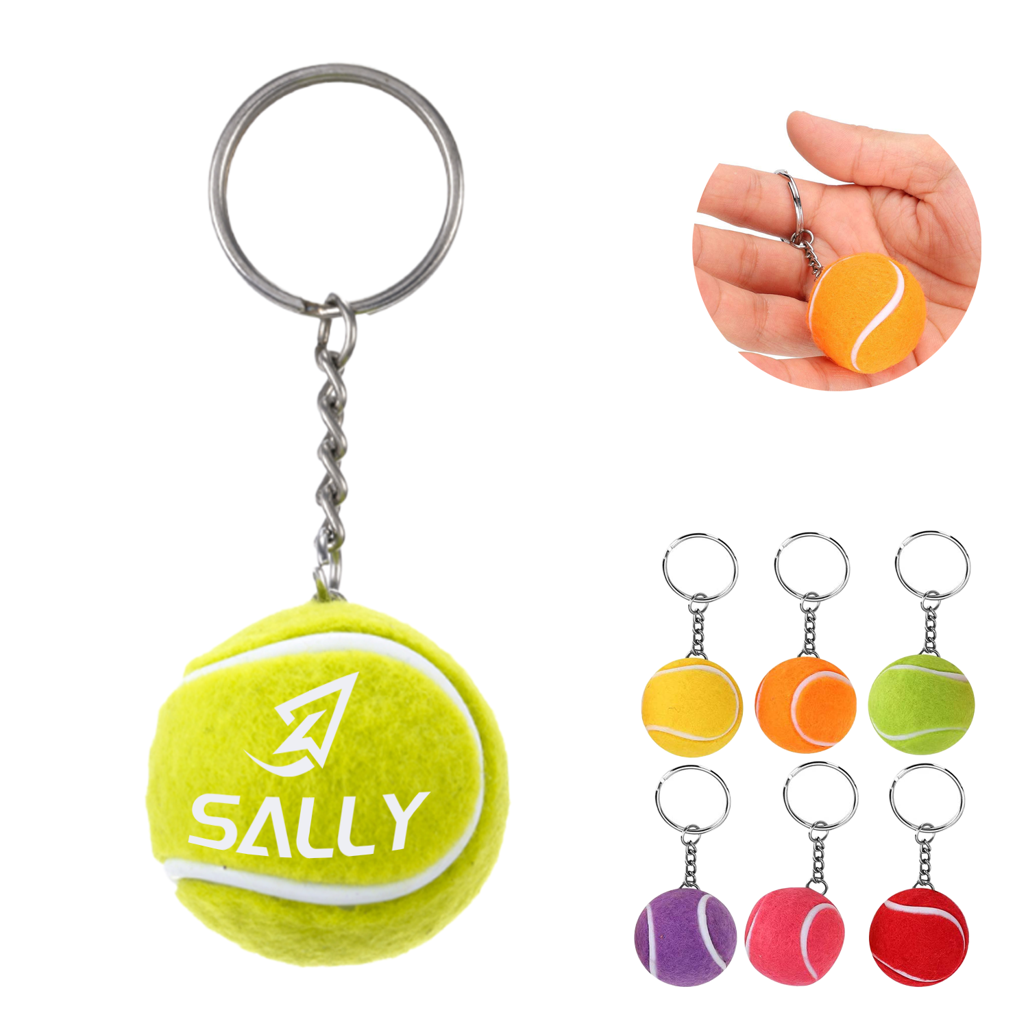 Tennis Ball Key Chain 1