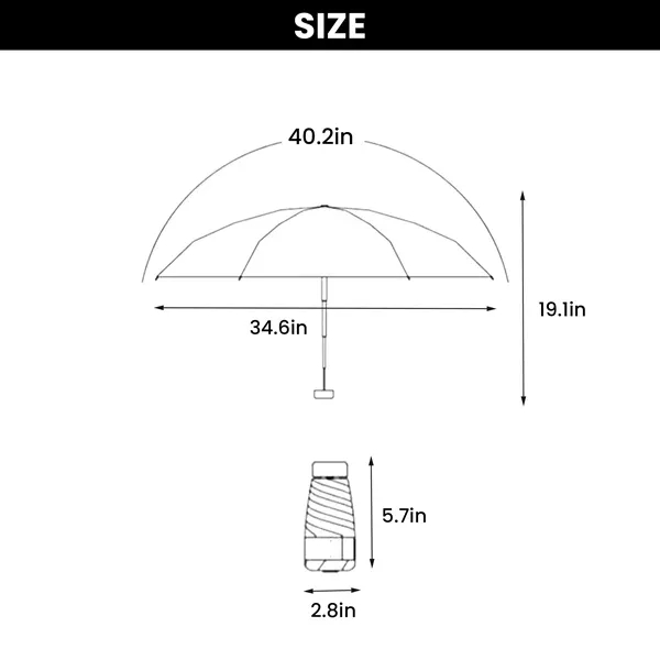 Mini Folding Sun Umbrella 8