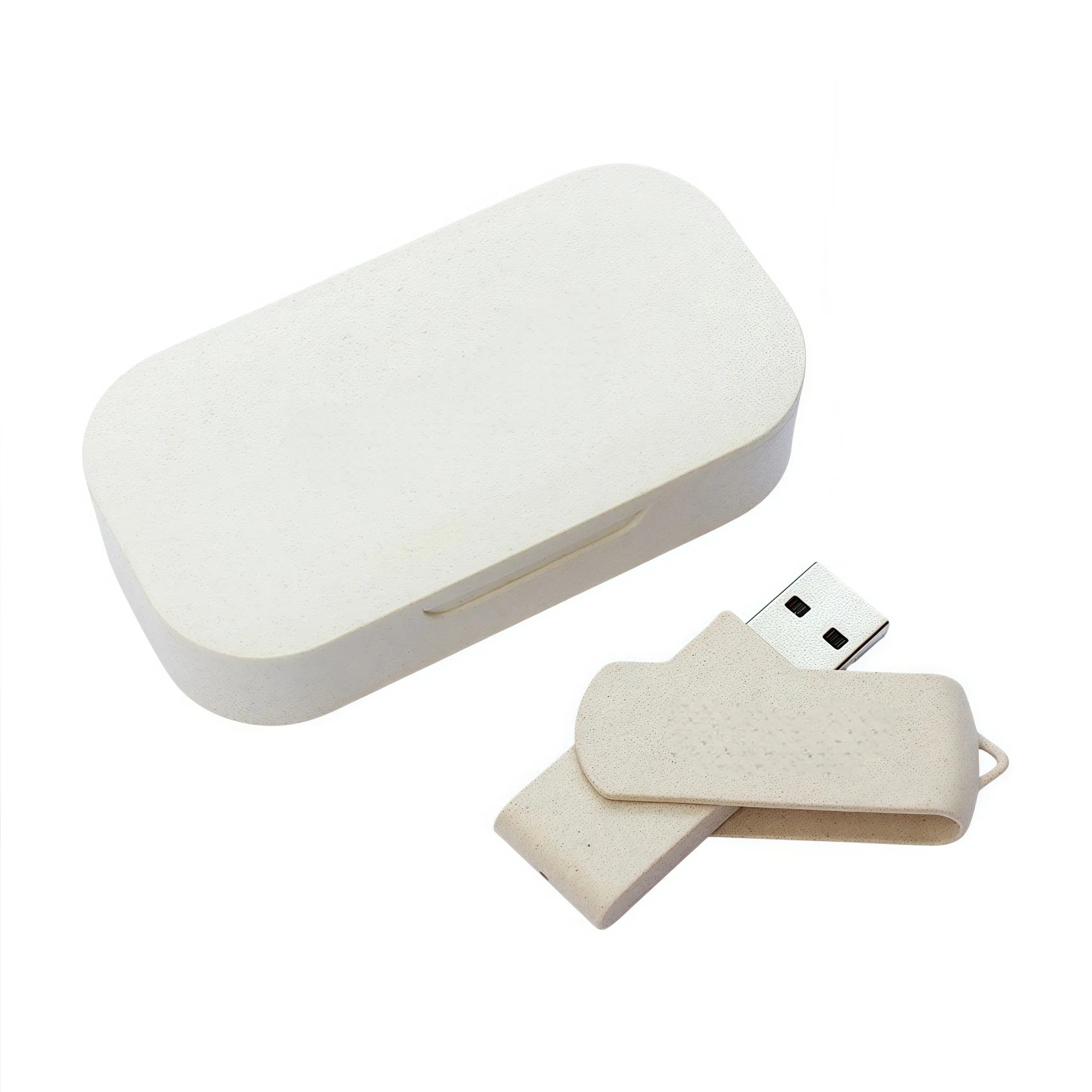 Wheat Straw USB Flash Drive with Case 9