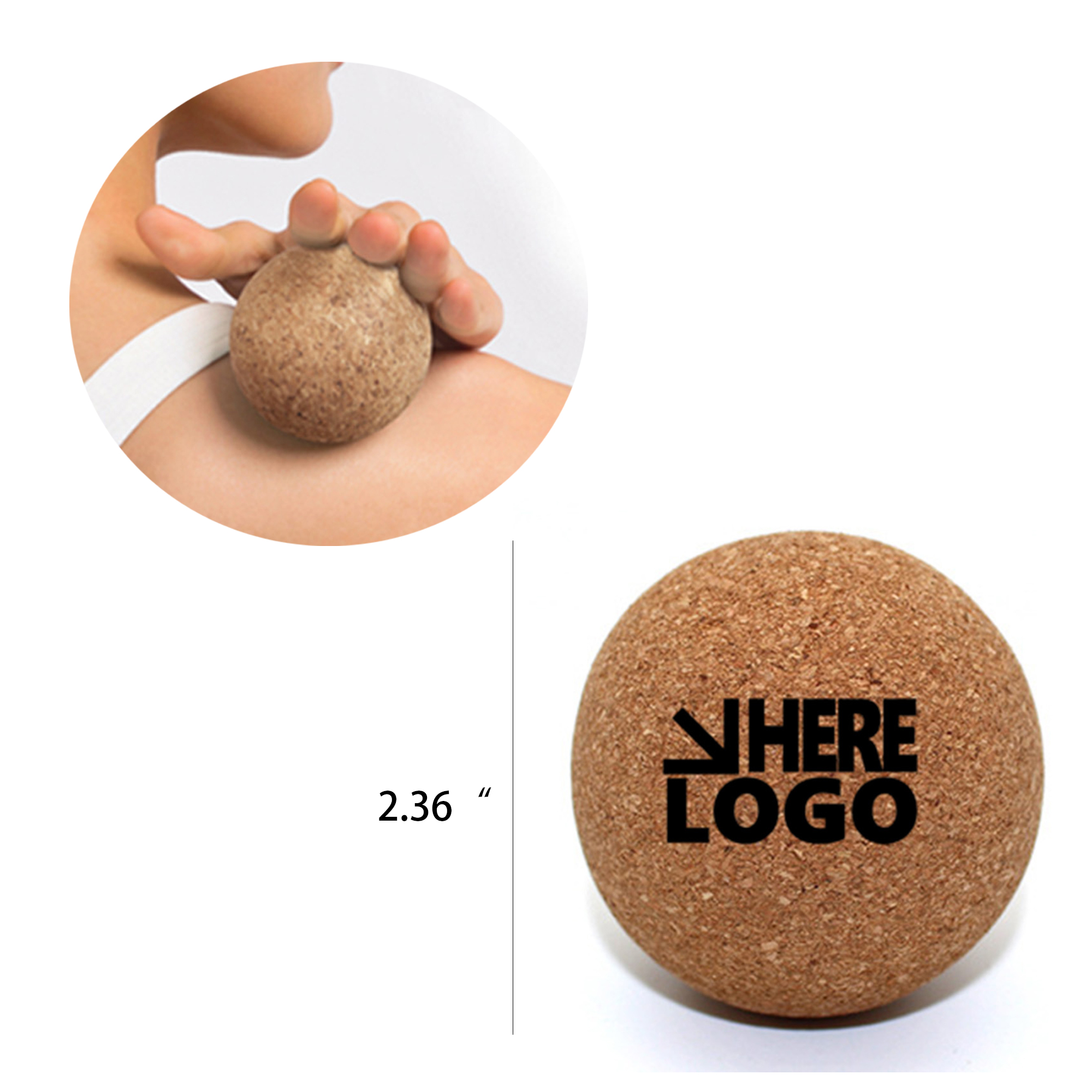 Massage Ball Made Of Cork 3