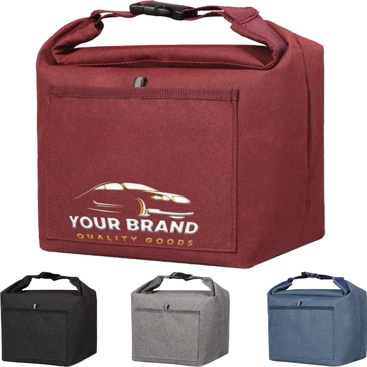 Insulated Large Capacity Wide Opening Cooler Lunch Bags 5