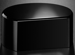 Black Glass Base - Cut Circle 5