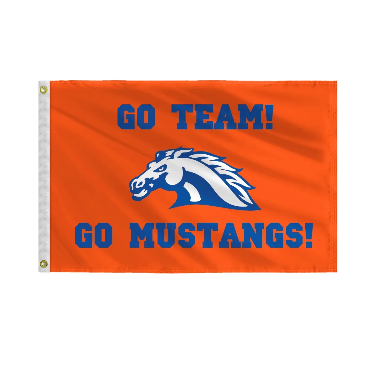 Mustang Head Mascot Flags 2