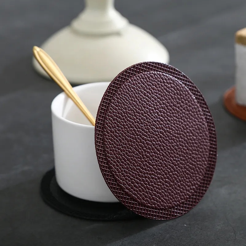 Leather Coasters 6