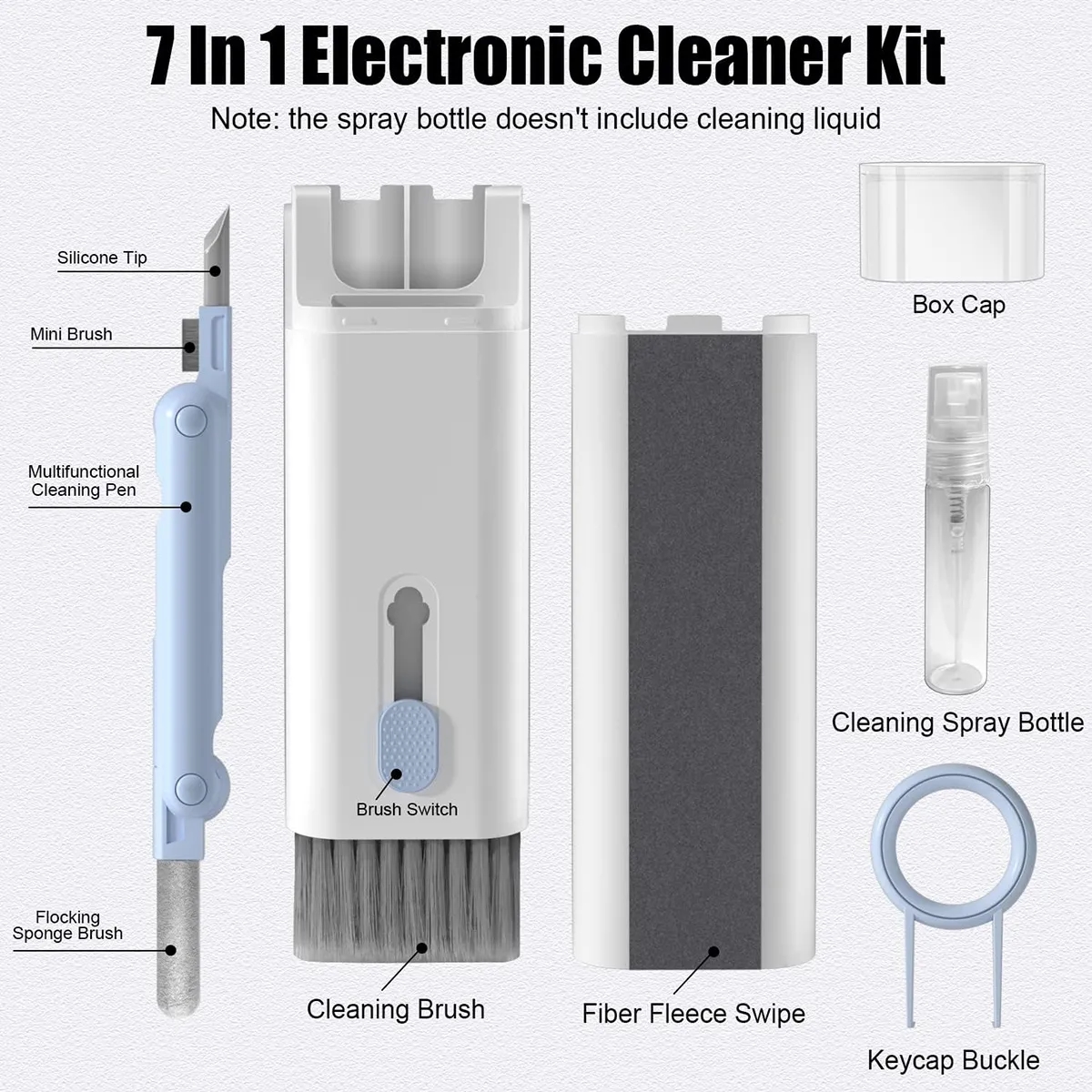 Keyboard Cleaning Brush Kit Earphone Cleaner 8