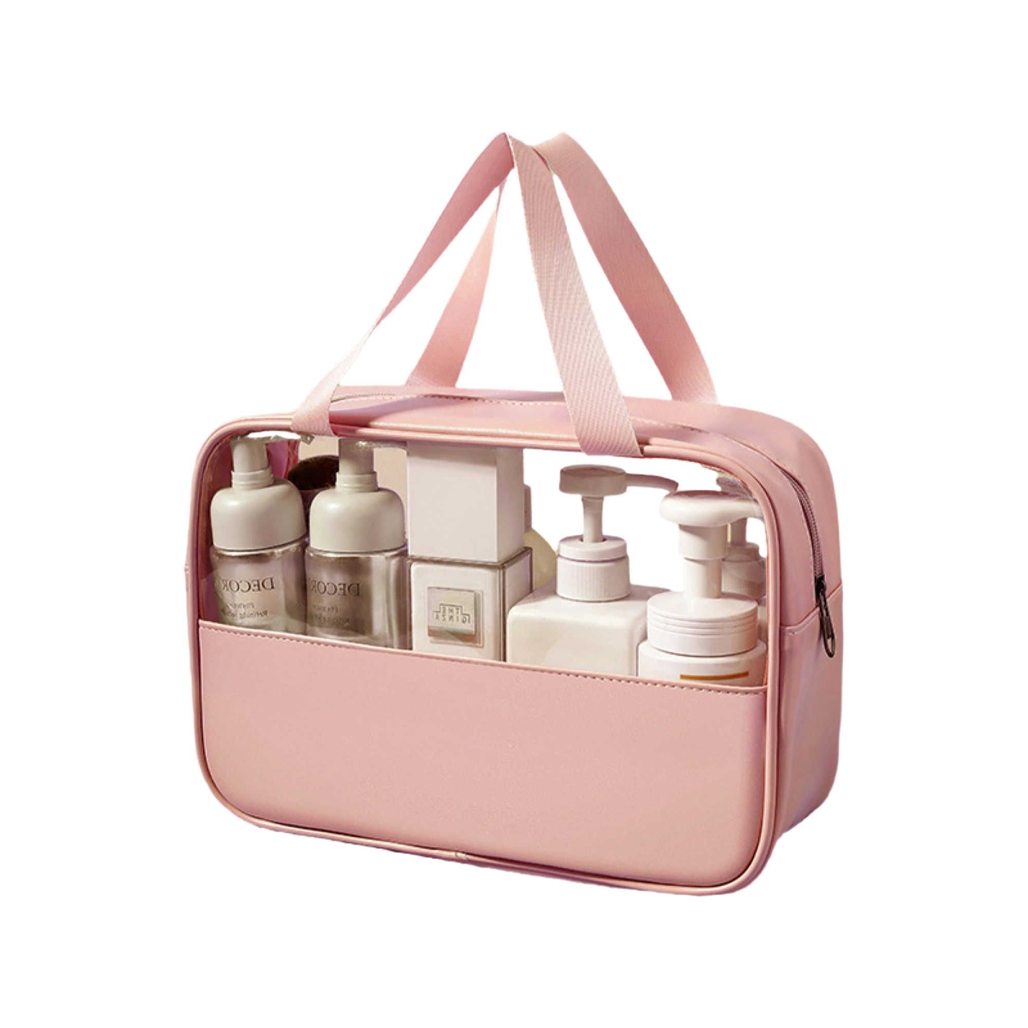 MOQ 50 PU Transparent Makeup Bag 7