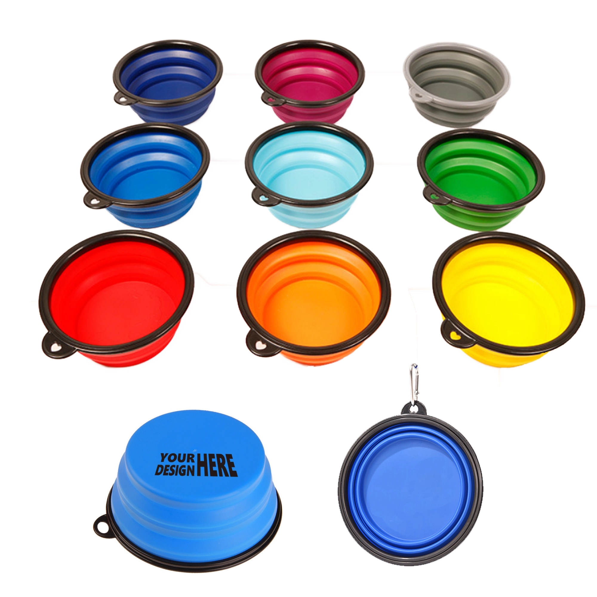 Folding Plastic Dog Bowl 2