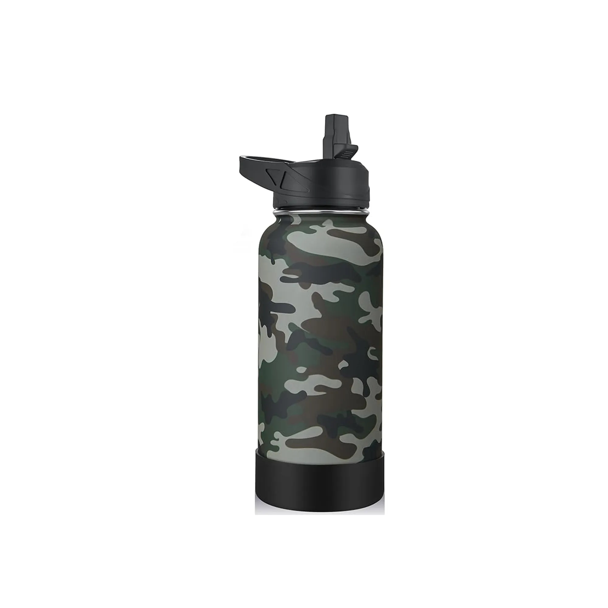 32 OZ Insulated Water Bottle with Straw, custom water bottle with logo imprint 2