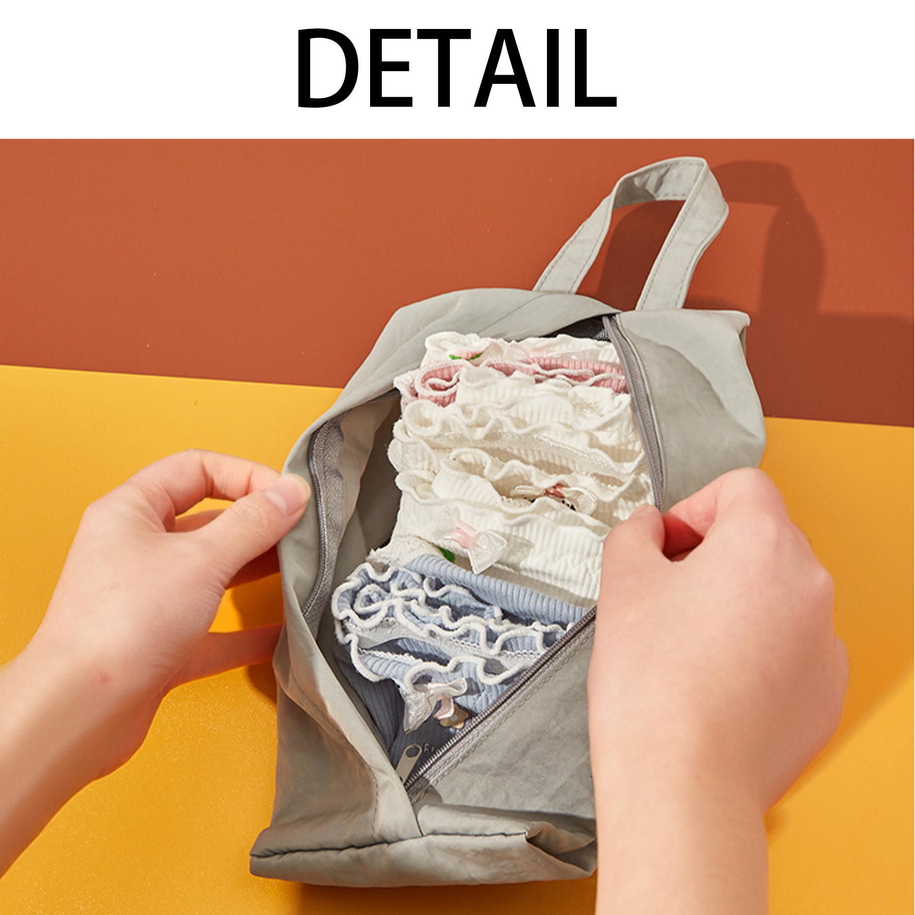 Cotton Large-capacity portable travel organizer bag 3