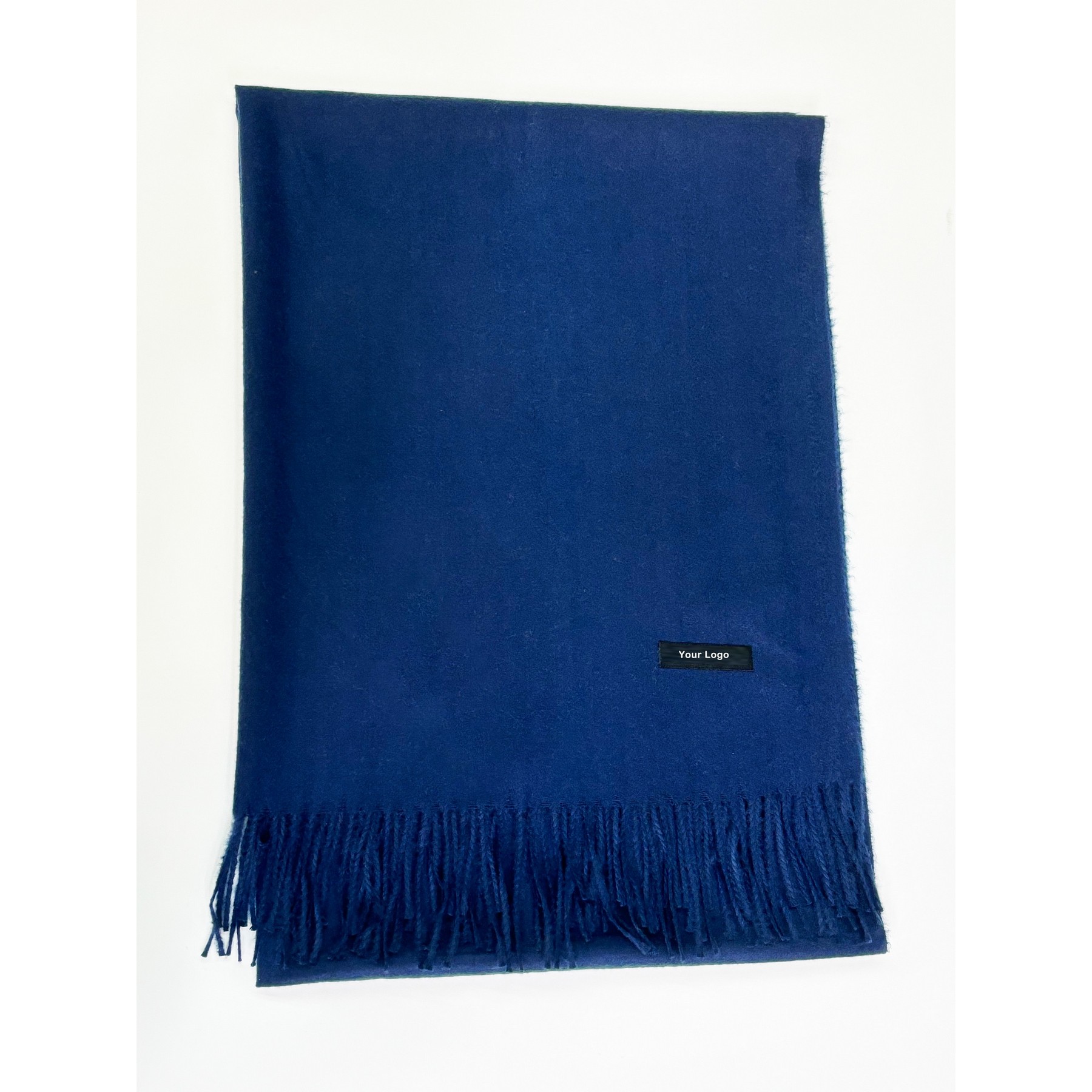 100% Polyester Blue Scarf
