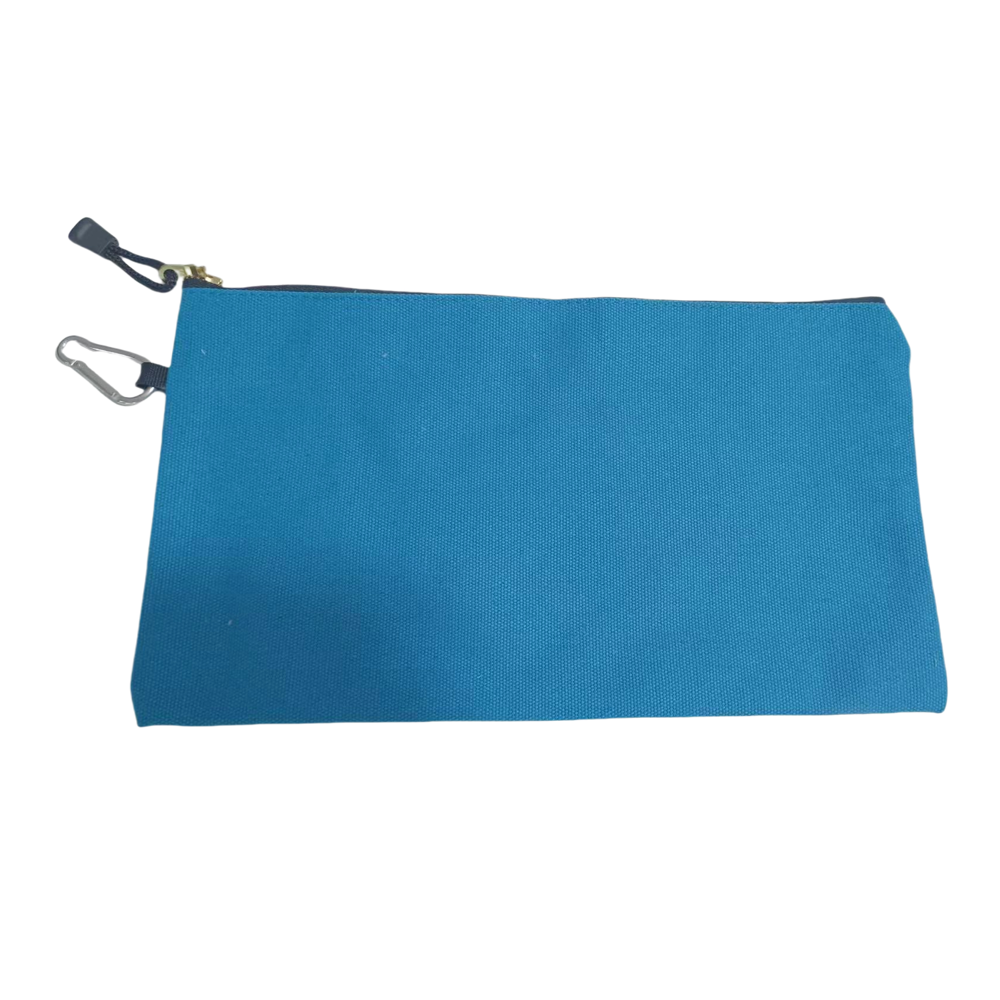 Customizable Canvas Metal Zipper Tool Kit Pouch for Stationery Makeup Travel Organizer 4
