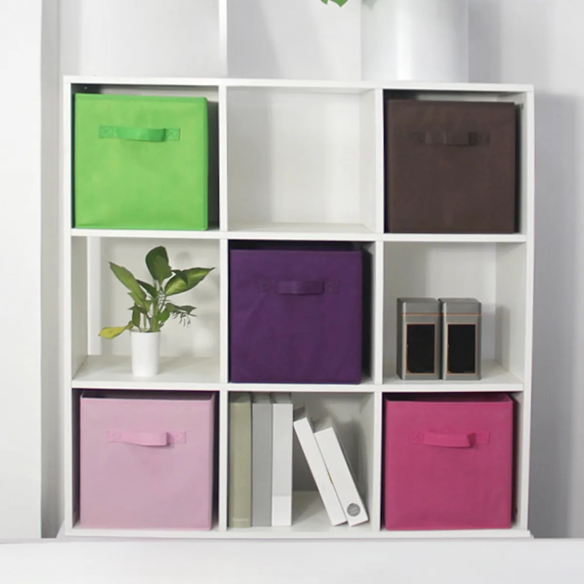 21L Foldable Fabric Storage Box Cube Drawer Folding Wardrobe 4