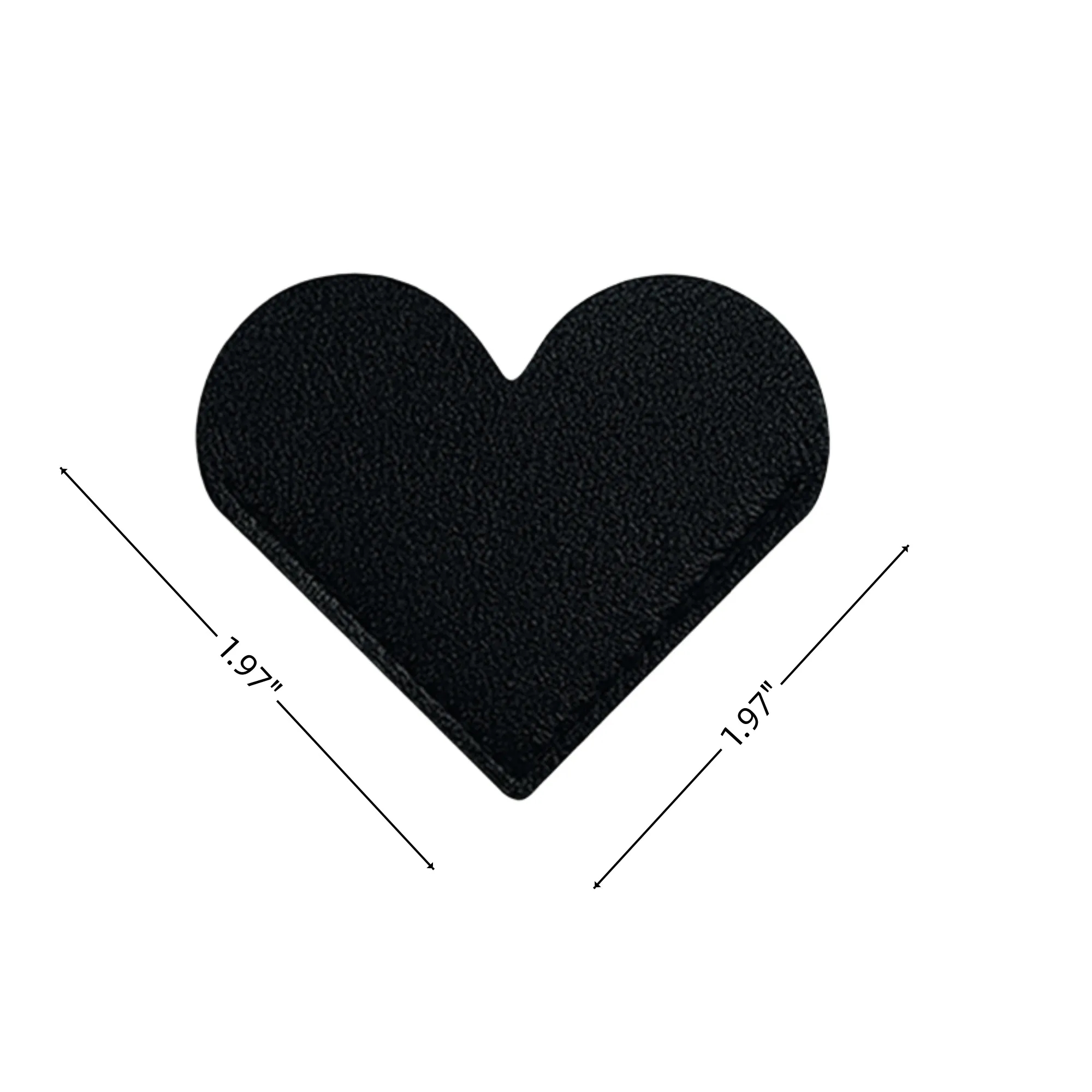 PU Leather DIY Bookmark Heart Shape 1