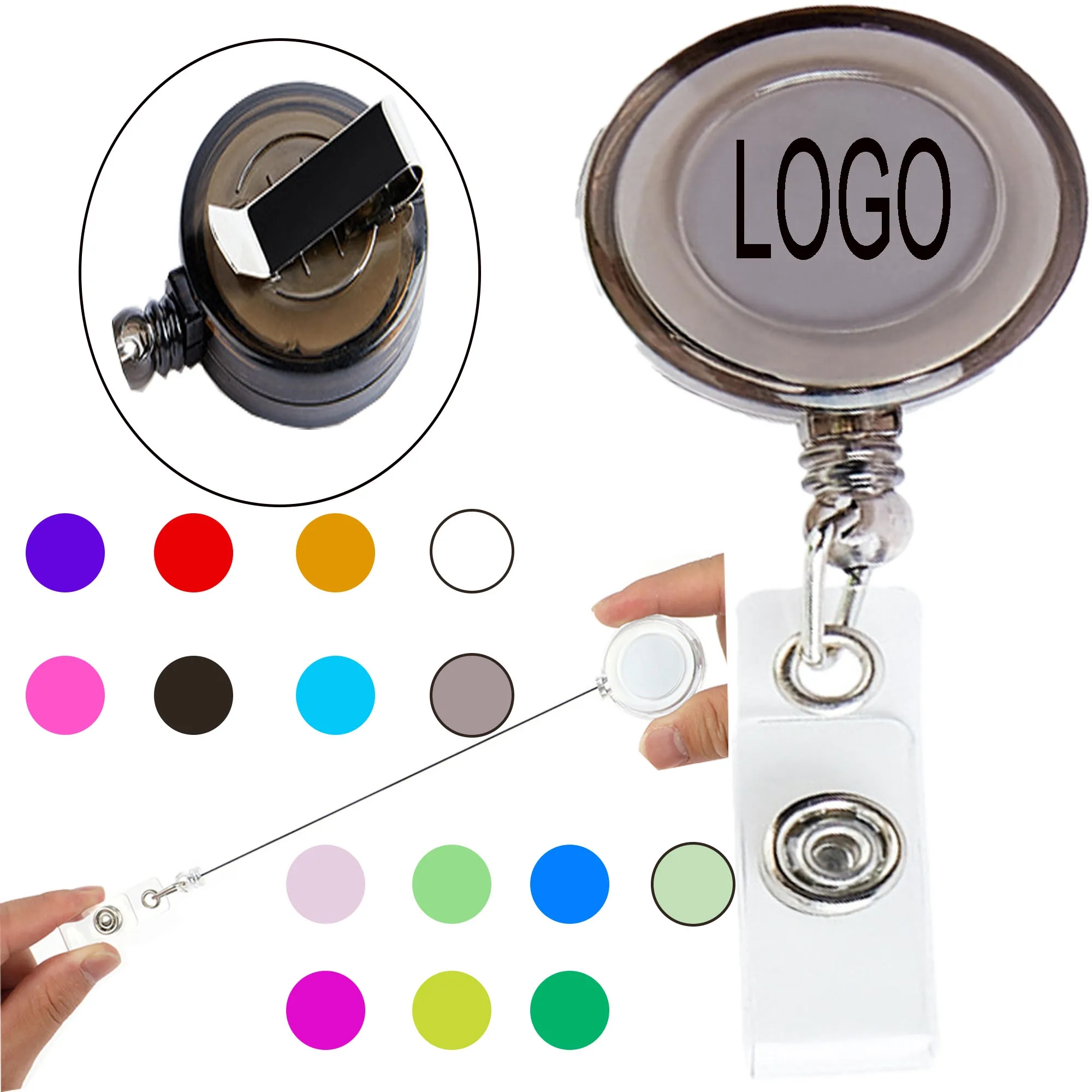 Badge Holder Belt Clip Reel