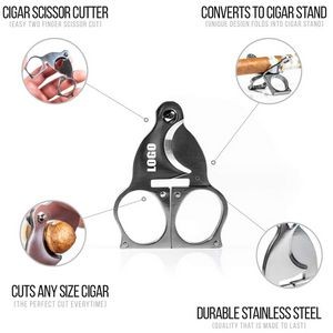 Wheeled 3 Blades Cigar Clipper Scissors 5
