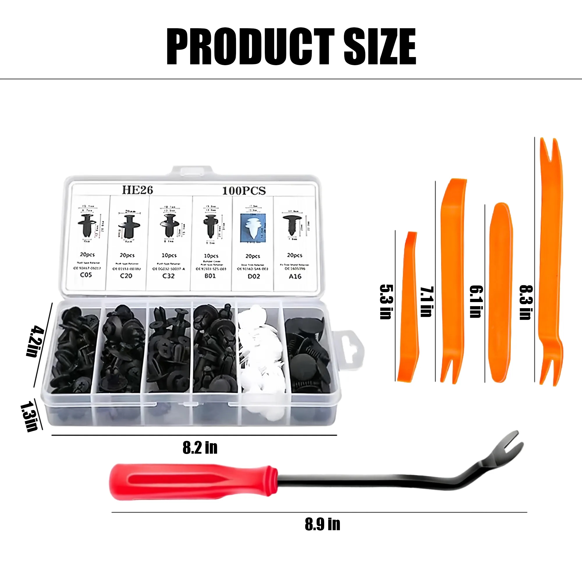 Car Trim Clip Remover Kit 8
