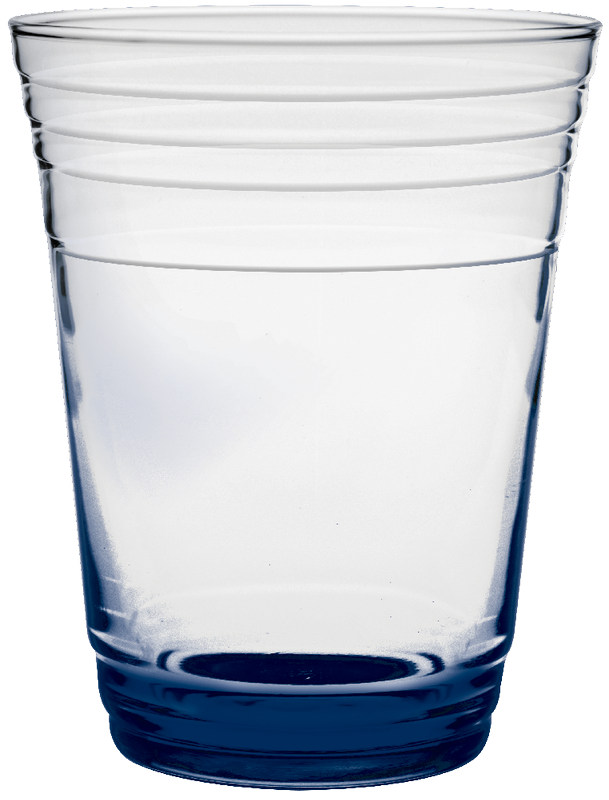 16 oz. Glass Fill Up Cup - Deep Etched 12