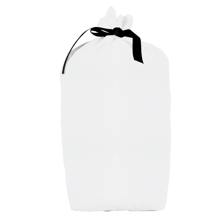 Large Top Tie Cinch Gift Bag Full Color Sewn in the USA, custom drawstring bag with logo imprint 3