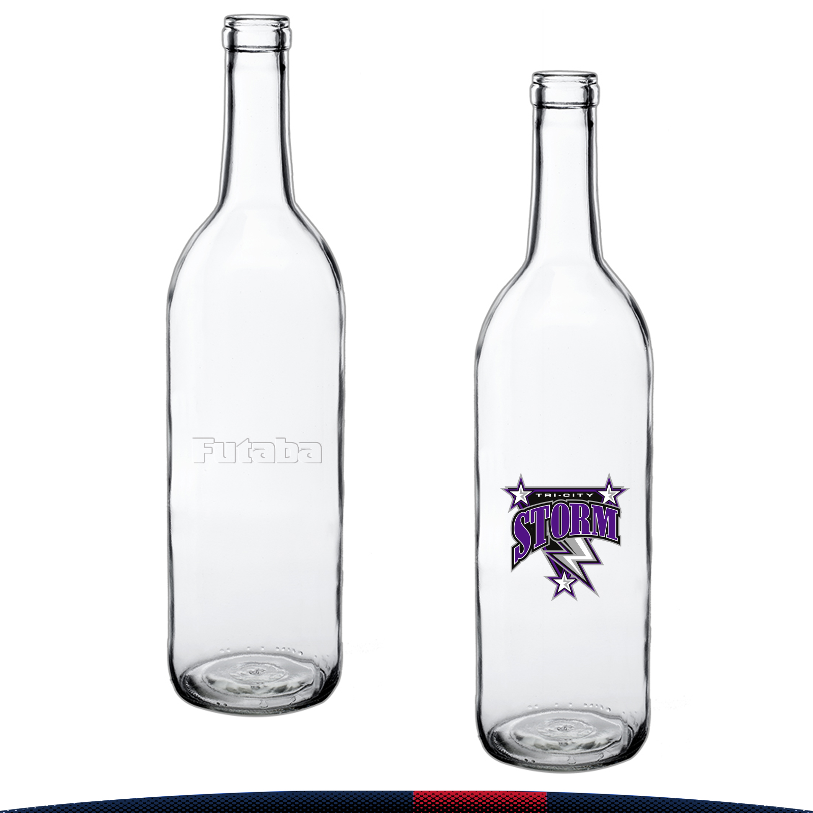 25 oz. Wright Glass Wine Bottles 2