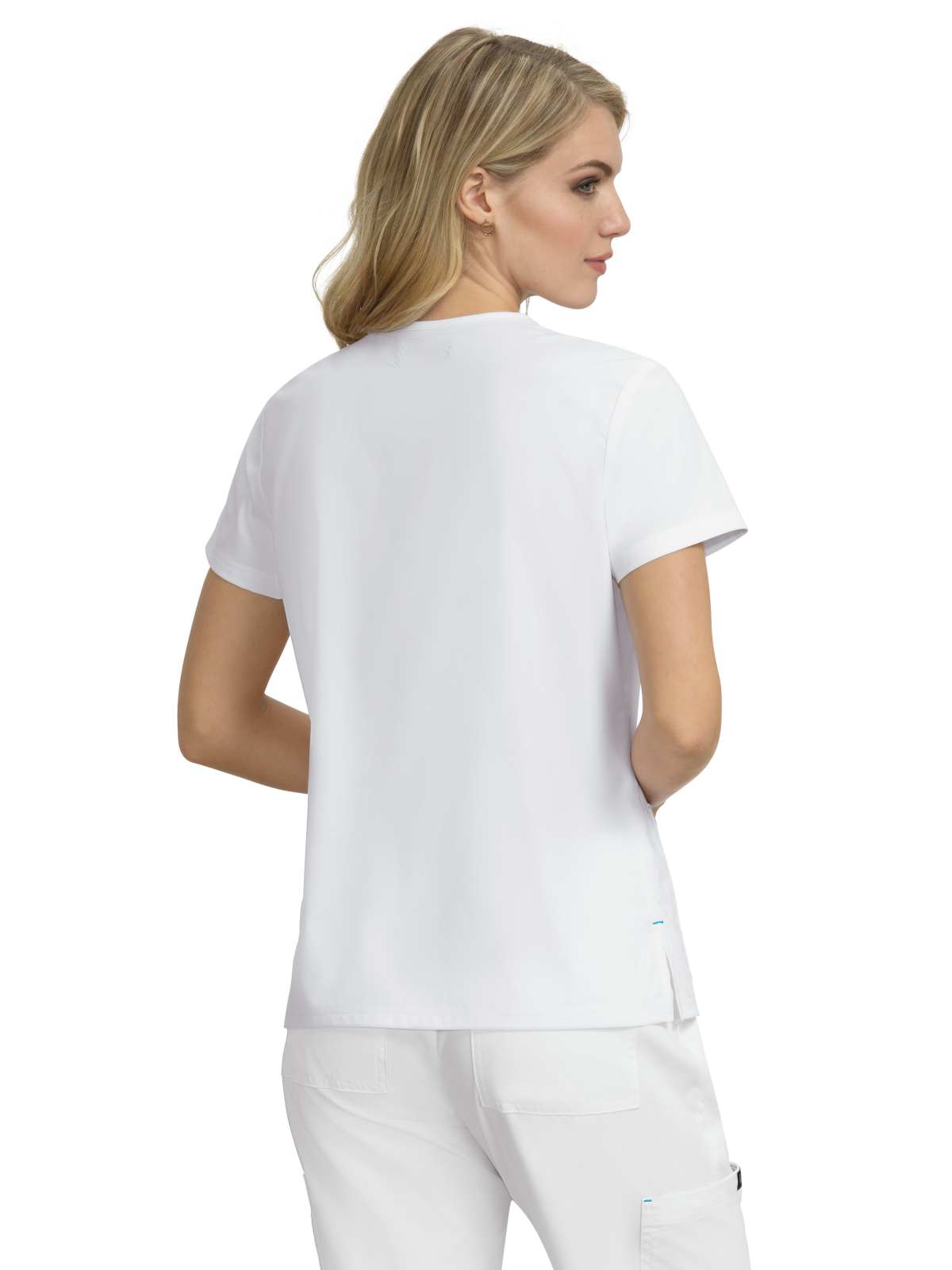 koi - Basics - Women's Four-Pocket Stretch V-Neck Becca Top 4
