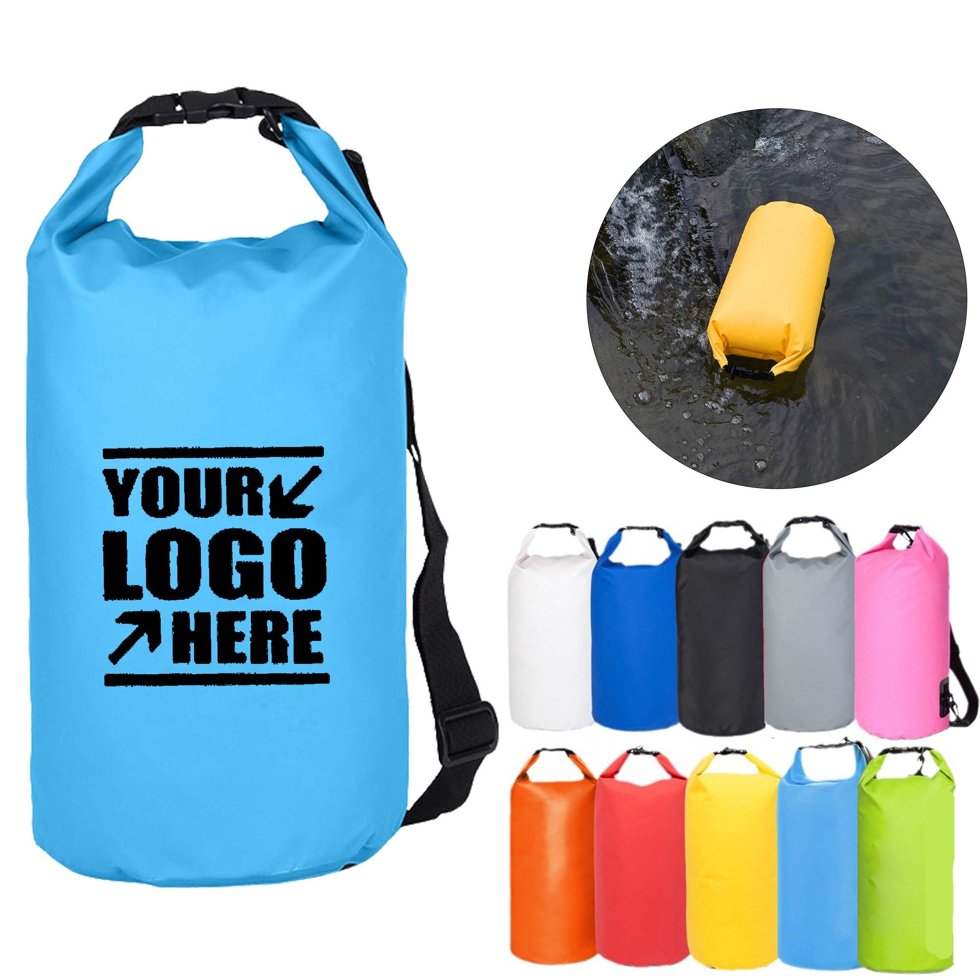 15L PVC Outdoor Waterproof Floating Bag 2