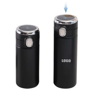 420ml Double Wall Insulation Cup With Push Flip Temperature Lid 12