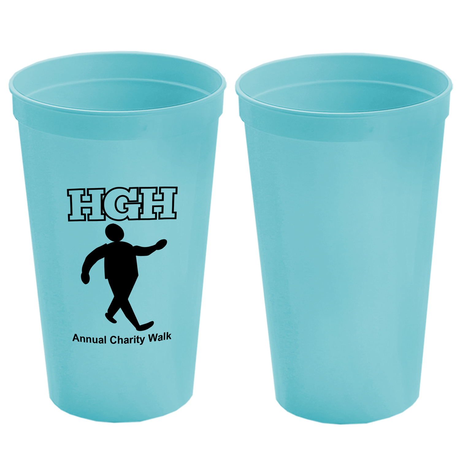 Stackable Polypropylene Stadium Cup, 22 oz. 4
