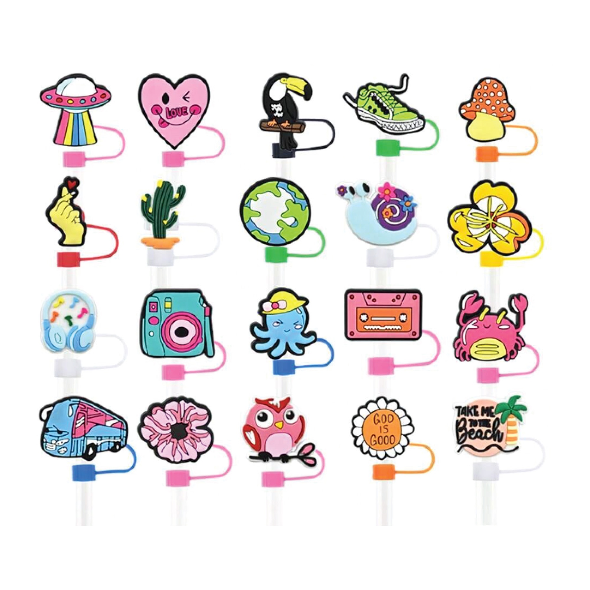 Custom Straw Toppers 2