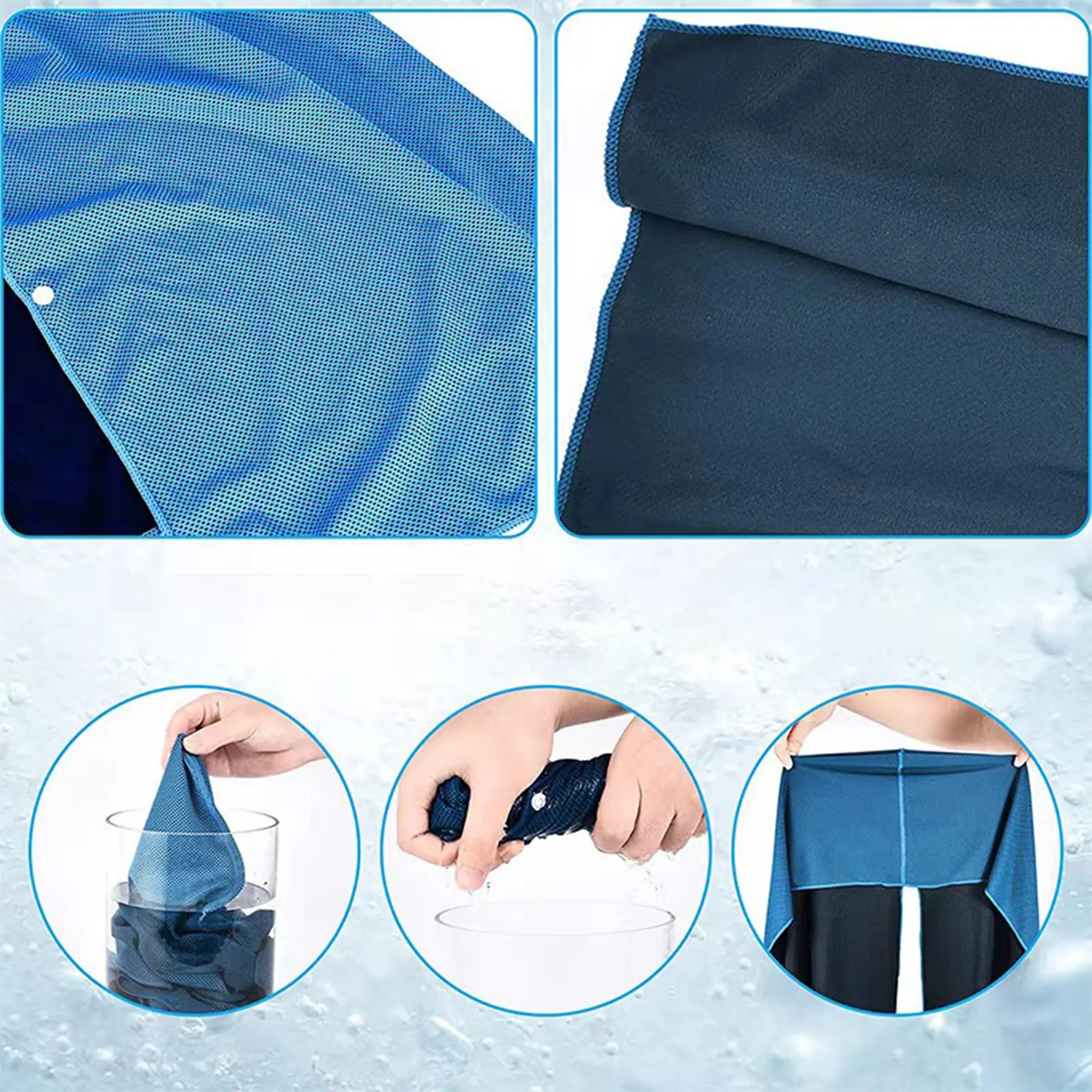 U-Shaped Cold Feeling Hoodie Towel Can Be Customized 1