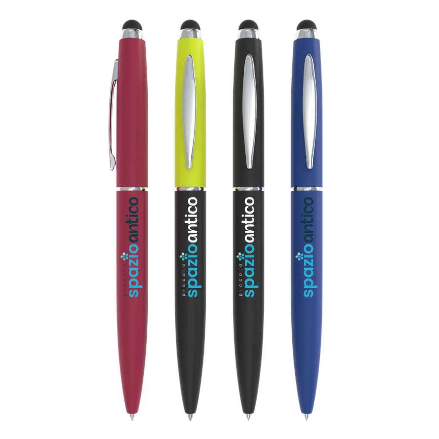 Rubber Coated Ballpoint Pen 4